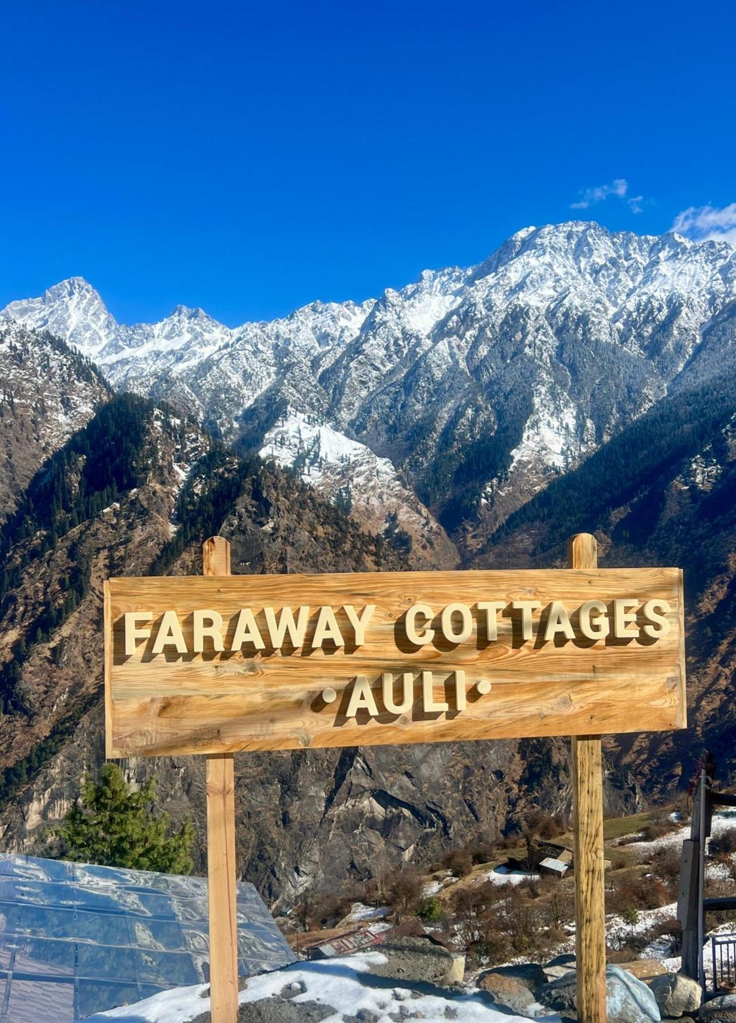Faraway Cottages, Auli Joshīmath Buitenkant foto